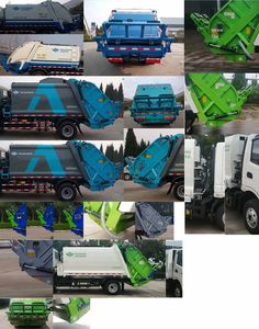 Wuzheng  WZK5081ZYSE6 Compressed garbage truck