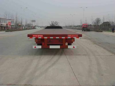 Taicheng  LHT9280TDP Low flatbed semi-trailer