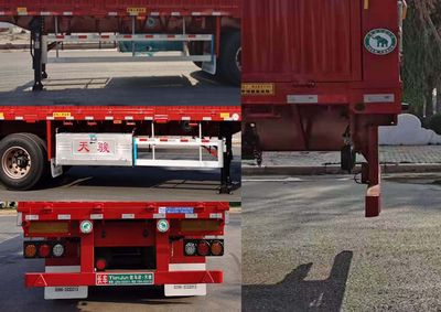 Tianjun Dejin brand automobiles TJV9400CCYM Gantry transport semi-trailer