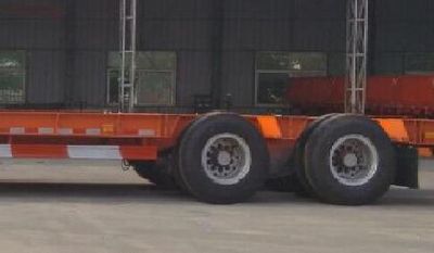 Guoshi Huabang brand automobiles XHB9402TDPXZ Low flatbed semi-trailer