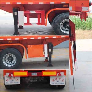 Hengtong Liangshan brand automobiles CBZ9401ZZXP Flat dump semi-trailer