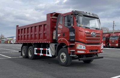 Jiefang Automobile CA3251P66K25L3T1E6 Flat head diesel dump truck