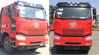 Jiefang Automobile CA3251P66K25L3T1E6 Flat head diesel dump truck