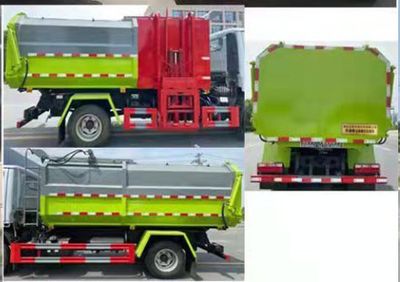 Huatong brand automobiles HCQ5078ZZZEQ6 Hydraulic Lifter Garbage truck 