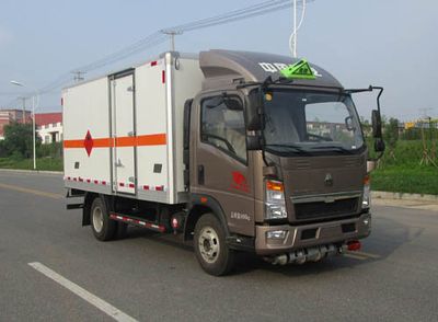 Danling  HLL5040XRQZ5 Flammable gas box transport vehicle