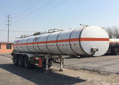 Huachang brand automobiles QDJ9405GRYA Flammable liquid tank transport semi-trailer