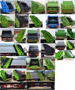 Chufei  CLQ5180ZYS6CAL Compressed garbage truck