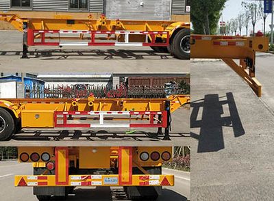 Qingkai  QKP9350TJZE Container transport semi-trailer