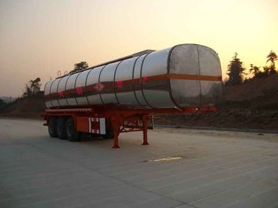 Zhongshang Automobile ZL9400GHY Chemical liquid transportation semi-trailer