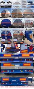 Ruijiang  WL9404GYYA Aluminum alloy oil transport semi-trailer