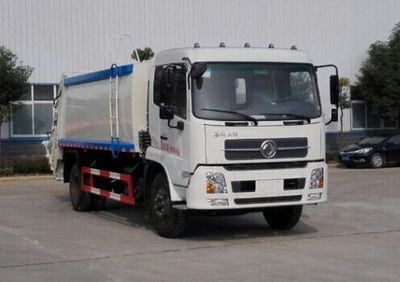 Huatong brand automobiles HCQ5165ZYSDFL Compressed garbage truck