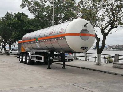 Jiuyuan  KP9400GYUA Carbon dioxide transport semi-trailer