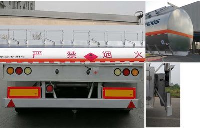 Shaanxi Automobile SHN9400GRYP445 Aluminum alloy flammable liquid tank transport semi-trailer