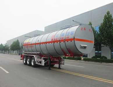 Zhengkang Hongtai brand automobiles HHT9402GDG Tank transport semi-trailer for toxic and infectious substances