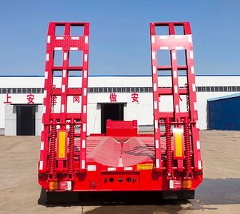 Zhongyuntong brand automobiles JZJ9406TDP Low flatbed semi-trailer