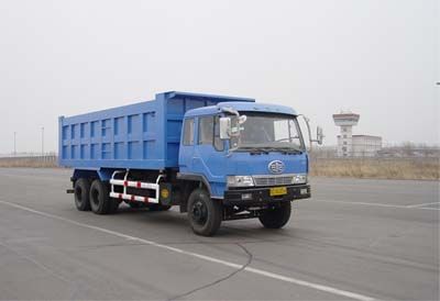 Jiefang Automobile CA3308P4K2T1 6 × 4 flat head diesel dump truck