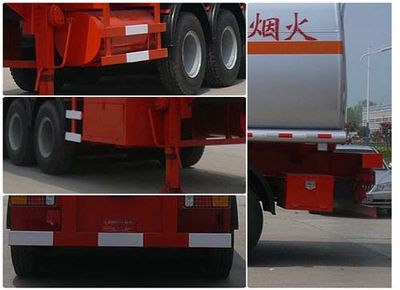 Chufei  CLQ9402GRY Flammable liquid tank transport semi-trailer