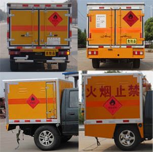 Jiangte brand automobiles JDF5020XRYJX Flammable liquid box transport vehicle