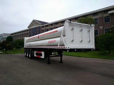 Lanneng  ZLN9401GGY Hydraulic sub station high-pressure gas long pipe semi-trailer