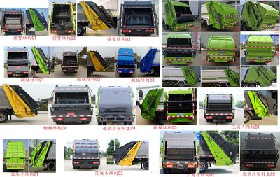 Kaili Feng  KLF5070ZYSE6 Compressed garbage truck