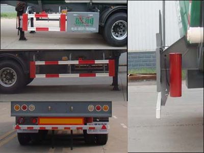 Shengrun  SKW9404GRYT Flammable liquid tank transport semi-trailer