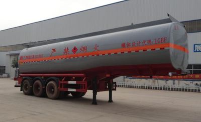 Zhengkang Hongtai brand automobiles HHT9409GRY Flammable liquid tank transport semi-trailer