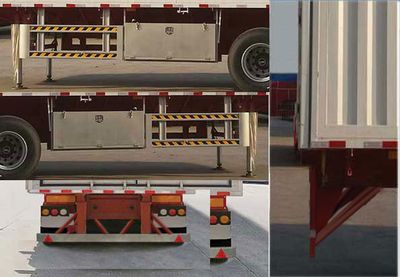 Liangsheng  SHS9400XYK Wing opening box semi-trailer