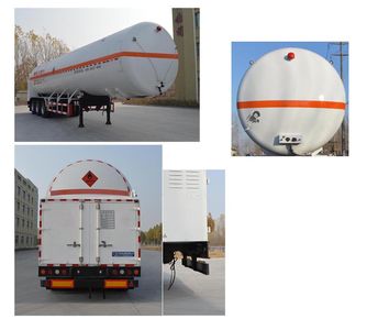 Jinxi  WPH9400GDY Low temperature liquid transport semi-trailer