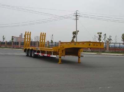 CIMC ZJV9352TDPTHA Low flatbed semi-trailer