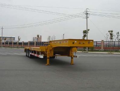 CIMC ZJV9352TDPTHA Low flatbed semi-trailer