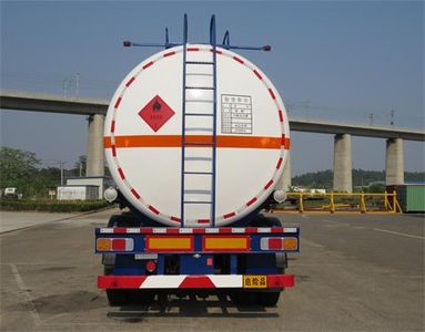 Huanghai  DD9408GRY Flammable liquid tank transport semi-trailer