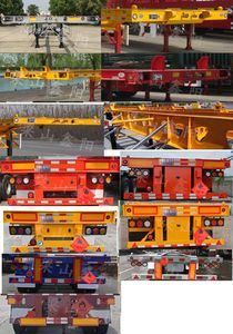 Xinyangda brand automobiles LXY9400TWYE40 Transport semi-trailer of dangerous goods tank frame