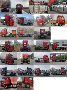 Jiefang Automobile CA4250P66K24T1E6 Flat head diesel semi-trailer tractor