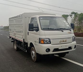 Jianghuai brand automobiles HFC5040CCYPV4K1C1S1 Grate type transport vehicle