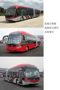 Guangtong Automobile GTQ6186BEVBT3 Pure electric articulated city buses