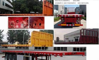 Jishan Kaida  NXK9403TPB Flat transport semi-trailer