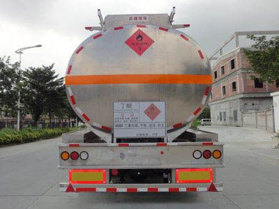 Yongqiang  YQ9310GRYT1 Aluminum alloy flammable liquid tank transport semi-trailer