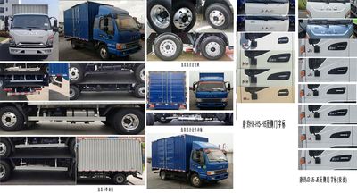 Jianghuai brand automobiles HFC5043XXYP21K5C7S Box transport vehicle