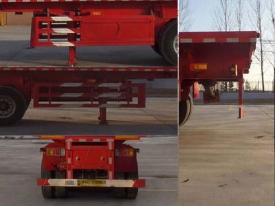 Nanming  LSY9402ZZXP Flat dump semi-trailer