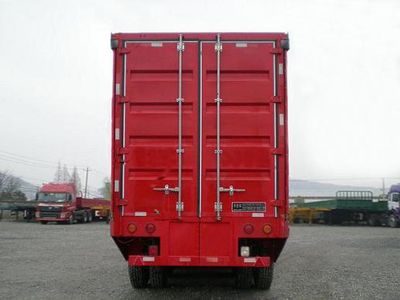 Zhongshang Automobile ZZS9350XXY Side curtain box semi-trailer