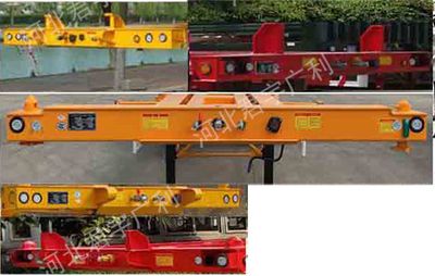 Junyu Guangli  ANY9401TWY Transport semi-trailer of dangerous goods tank frame