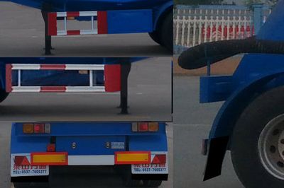 Liangtong brand automobile LTT9401GFL Medium density powder material transportation semi-trailer