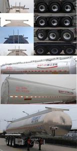 Ruijiang  WL9402GSY Aluminum alloy edible oil transportation semi-trailer