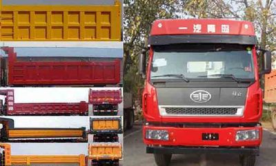 Jiefang Automobile CA3312P2K2L5T4EA80 Flat head diesel dump truck