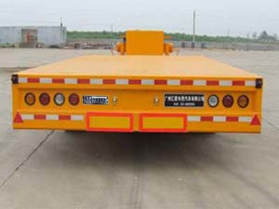 Huilian Automobile HLC9341TDP Low flatbed semi-trailer