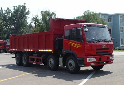 Jiefang Automobile CA3300P1K2L3T4EA80 Flat head diesel dump truck