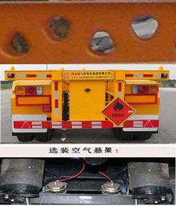 Yuyang  KFD9400TWY Transport semi-trailer of dangerous goods tank frame