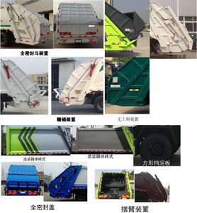 Chuntong  CTH5180ZYS6 Compressed garbage truck