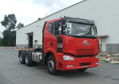 Jiefang Automobile CA4250P66K24T1A7E Flat head diesel semi-trailer tractor