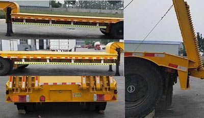 Jinfengyuan  JFY9401TDP Low flatbed semi-trailer